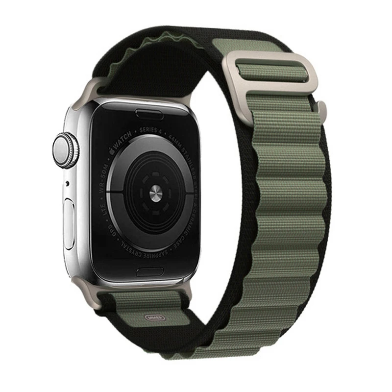 

Adjustable Sport Nylon Strap Women Men Two Colors Tone Star Orange Alpine Loop Smart Watch Band For Apple Watch Ultra Series 8
