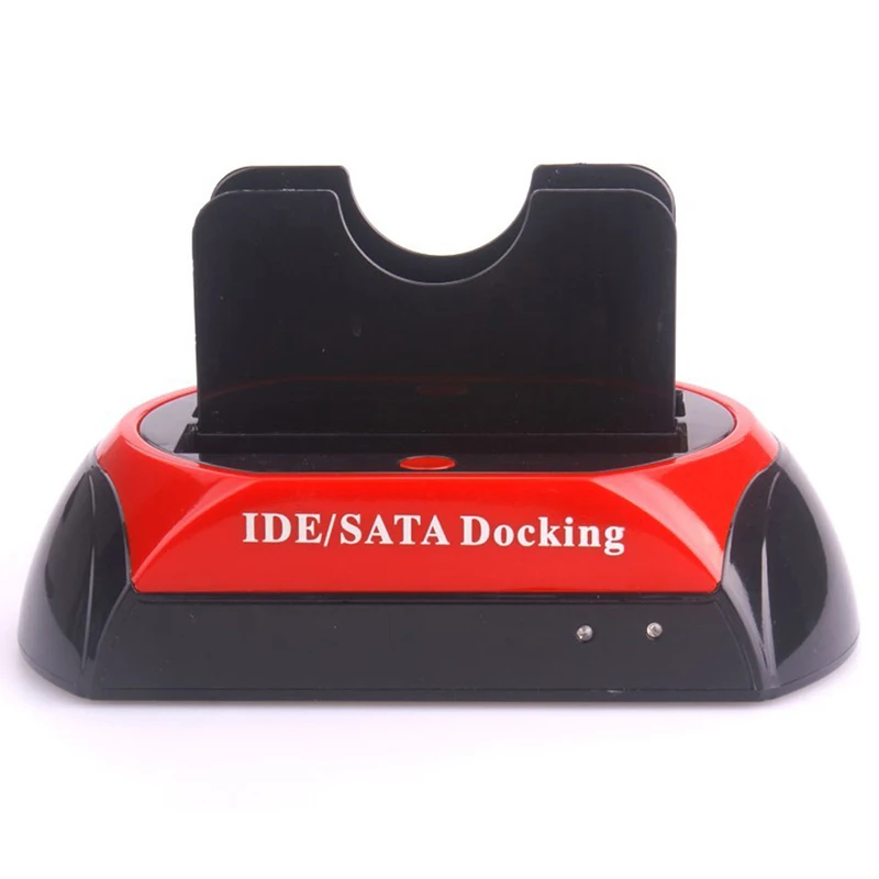 

2.5/3.5 Inch SATA/IDE Hard Drive Docking Station with Dual USB 2.0 All in 1 IDE SATA HDD Docking Station, Black red