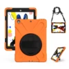 2019 Released Tablet Case For Ipad 10.2 Case With Rotating Handle Plate Strip Comfortable Silicone Case For Ipad 7th Generation