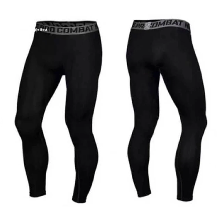 

Tight Training Pants Clothes Outdoor Running Sports Pants For Men, Black