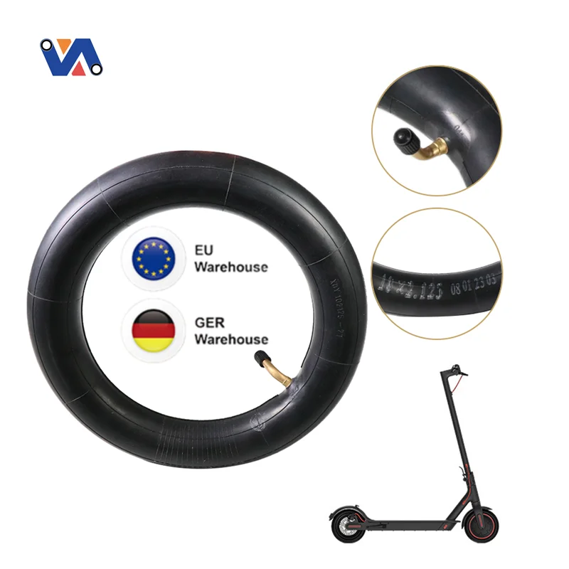 

New Image 10 x 2.125 Inner Tube For Scooter Balancing Car 10x2.0 Inner Tube With Bent Valve 10x2.125 Rubber Inner Tube Camera