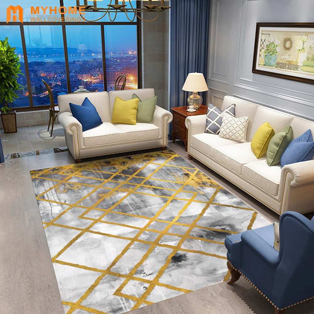 

Luxury 3D printed art carpets with modern style hotel carpets living room carpets