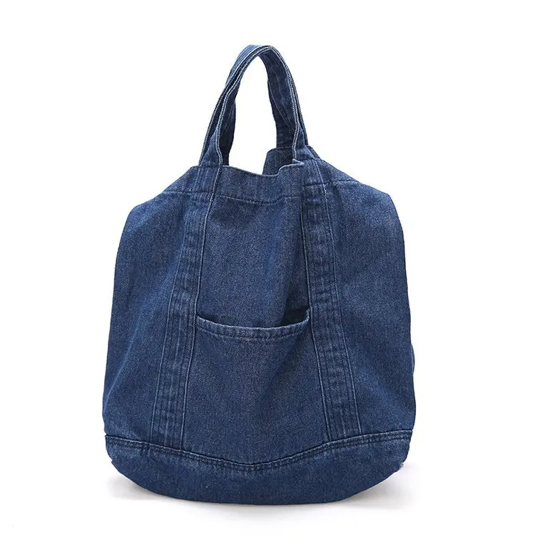 

High capacity denim handbags women bags simplicity denim bags shoulder handbags