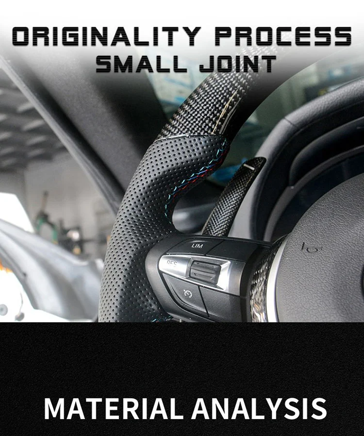 2020 New Design Genuine Carbon Fiber Steering Wheel For BMW M2 M3 M4 M5 M6 X5M X6M