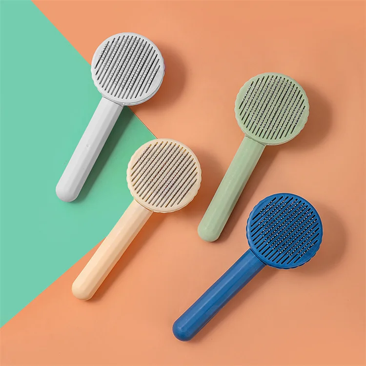 

Hot Sale Pet Automatic Hair Removal Brush Pet Grooming Comb Cat Dog Hair Brush