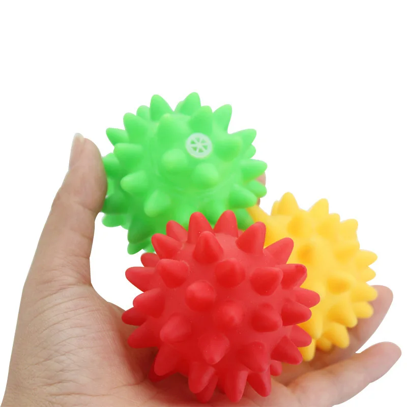 

Factory direct selling meteor ball pet voice toy enamel dog molar teeth cleaning, Red,green,yellow