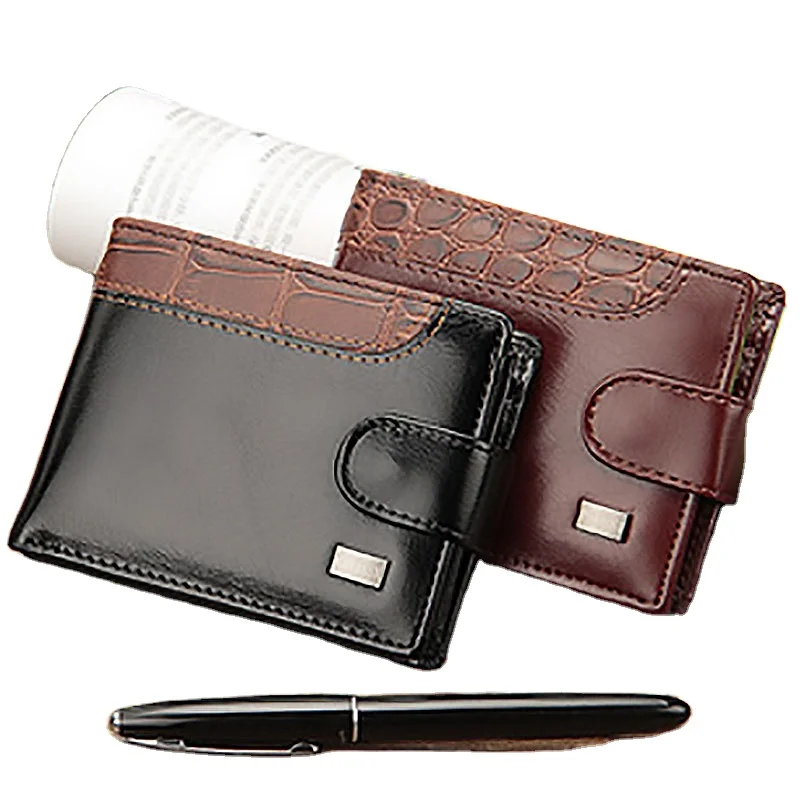 

kalidi leather wallet money men genuine purse, Customized