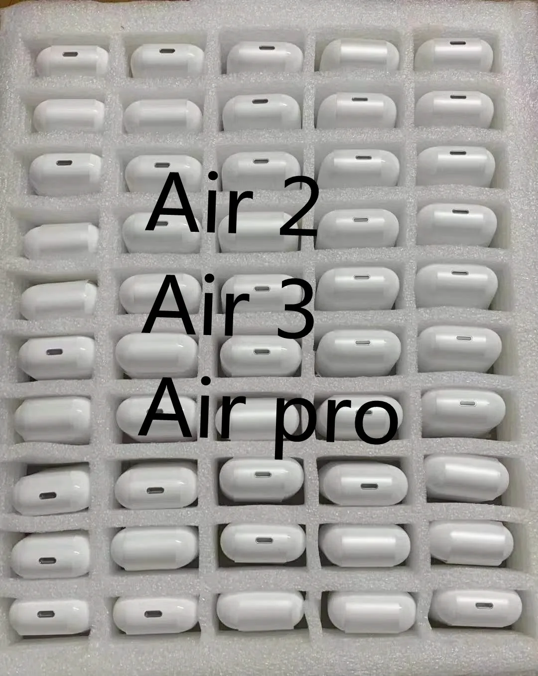 

2022 Original 1:1 Topest Quality With Logo Airpoders 3 Headphones Gen 3rd ANC Generation Air 3 pods pro Appl airpodding 3, White