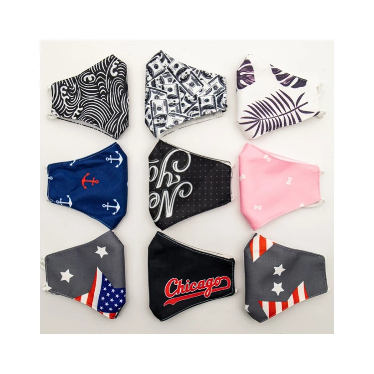 
New developed cotton multicolor printed dust cloth mask 