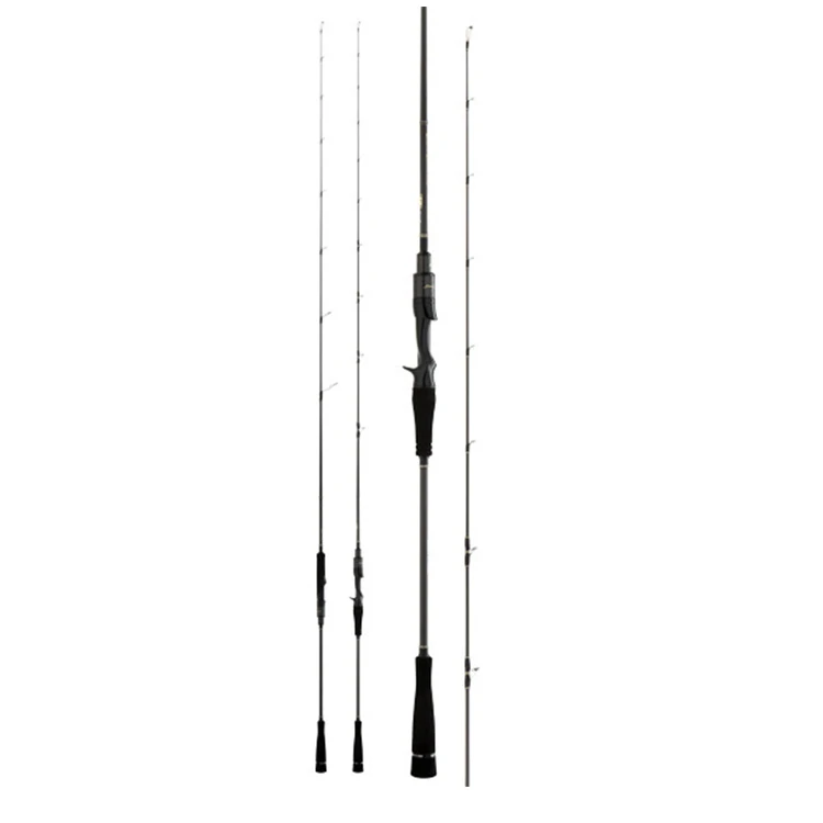 

HEARTY RISE-Black Diamond Light Jigging fishing Rod surf cheap river mini spinning carbon fiber fishing rod, As photo show