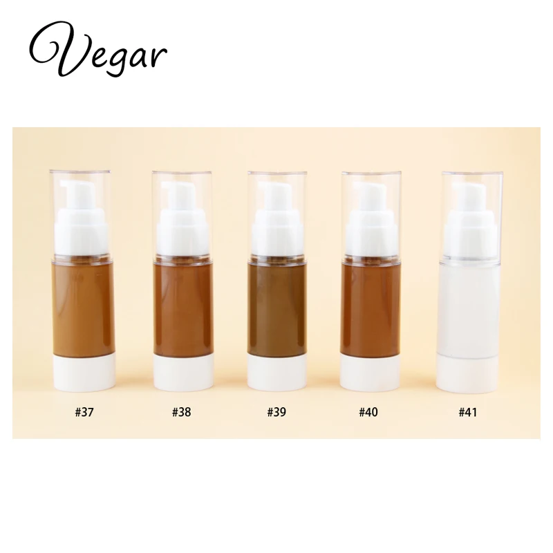 

41 Colors Custom Logo Makeup Organic Private Label Liquid Foundation