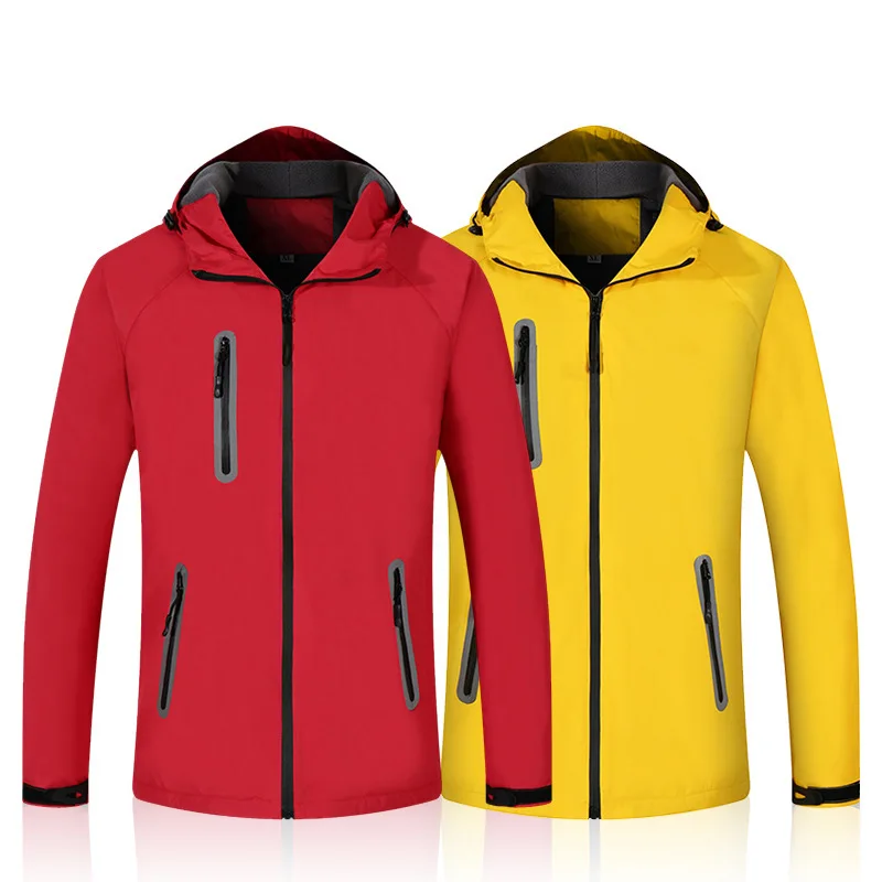 

2021 hight quantity Plush working Reflection custom logo coat jacket waterproof winter outdoor jacket for men and women, 5colors
