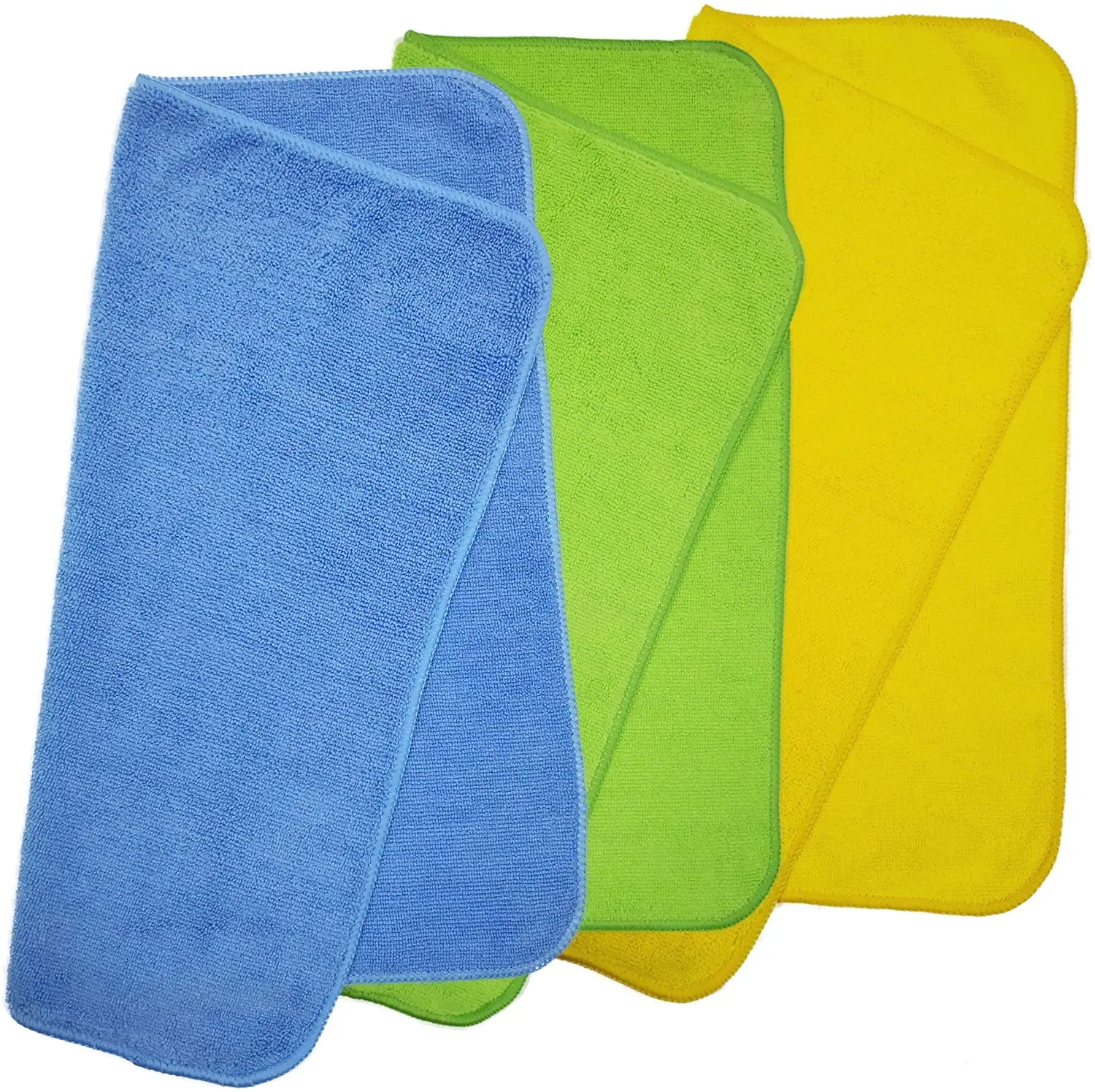 
Custom Logo Recycled Household 24 Pcs One Pack Microfiber Towel Car Wash Cleaning For Car Cleaning 