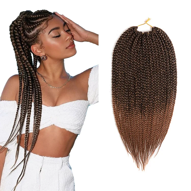 

Wholesale Synthetic Extensions Ombre 20Stand Freetress Crotchet String Hair Accessories Blonde 2021 Braid Bandles For Box Braids, All color