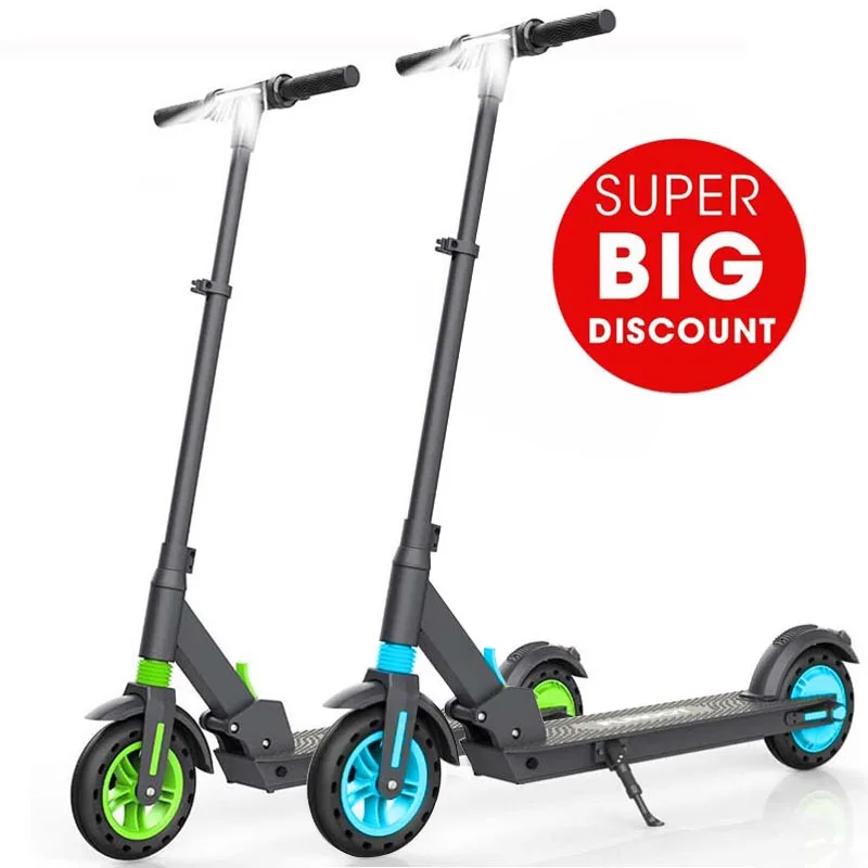 

350w large capacity E-scooter electric scooters Collapsible simple foldable electric scooter for adult, Black + blue