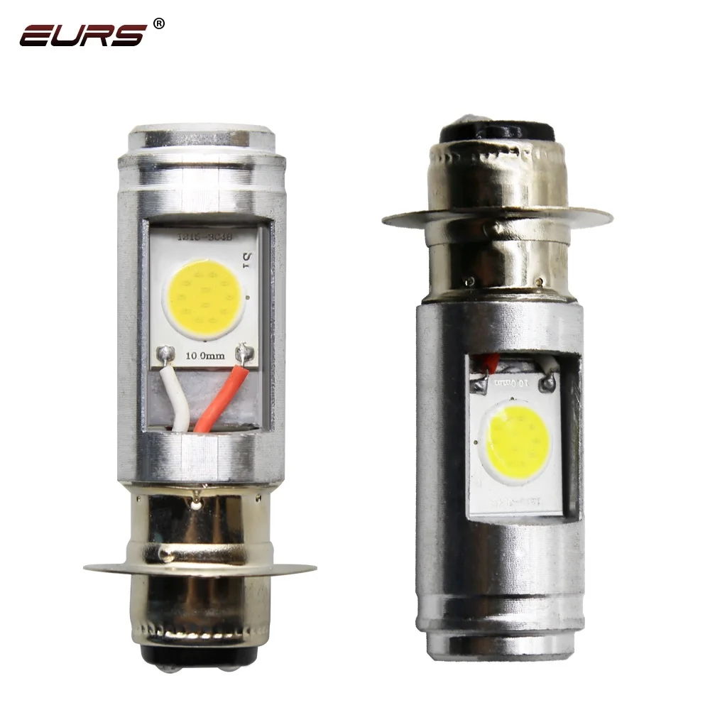 

EURS 6000K single claw H6M PD15D LED bulbs COB chips Electric motorcycle light 1500W For Sale Car accessories, White