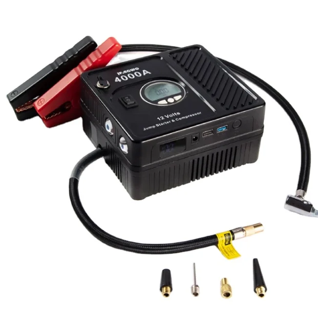 

Free shipping Handheld Portable Air Compressor Auto Pump Car Tire Inflator, Black