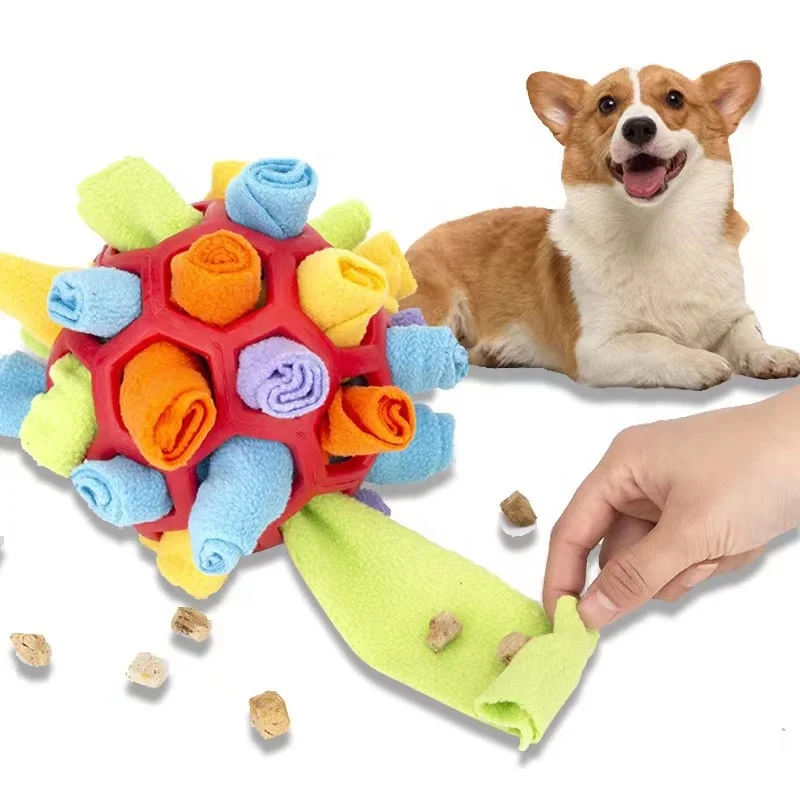 

Training Educational Slow Feeder Pet Toy Puzzle Interactive Toy Pet Snuffle Dog Toy Sniffing Ball