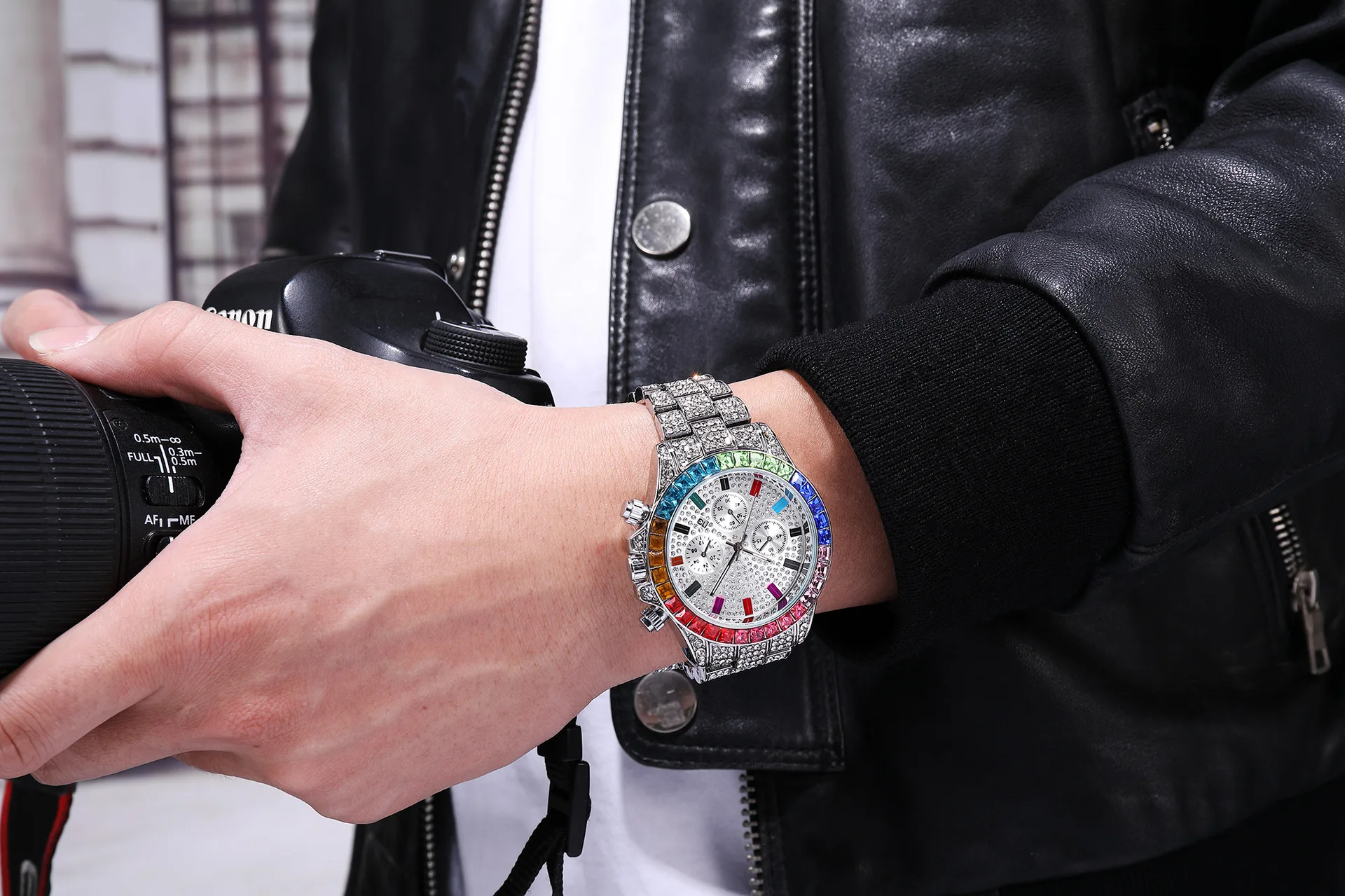 colorful diamond watches