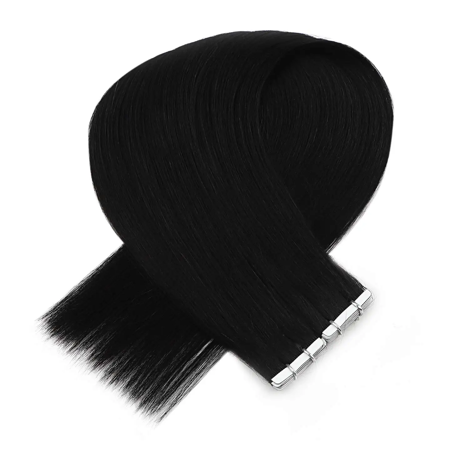 

Black Top Quality Deep Price Virgin Straight Invisible Tape Hair Extensions Human Hair