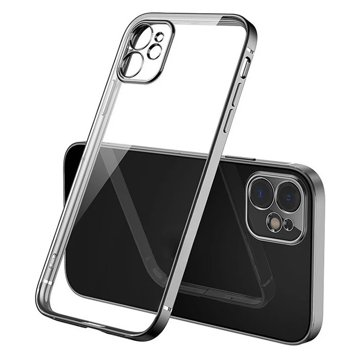 

Wholesale Square Shockproof Clear Cover for iPhone 7 8 Plus XR XS 11 Pro Max Mobile Phone Case for iPhone 12 Pro Max