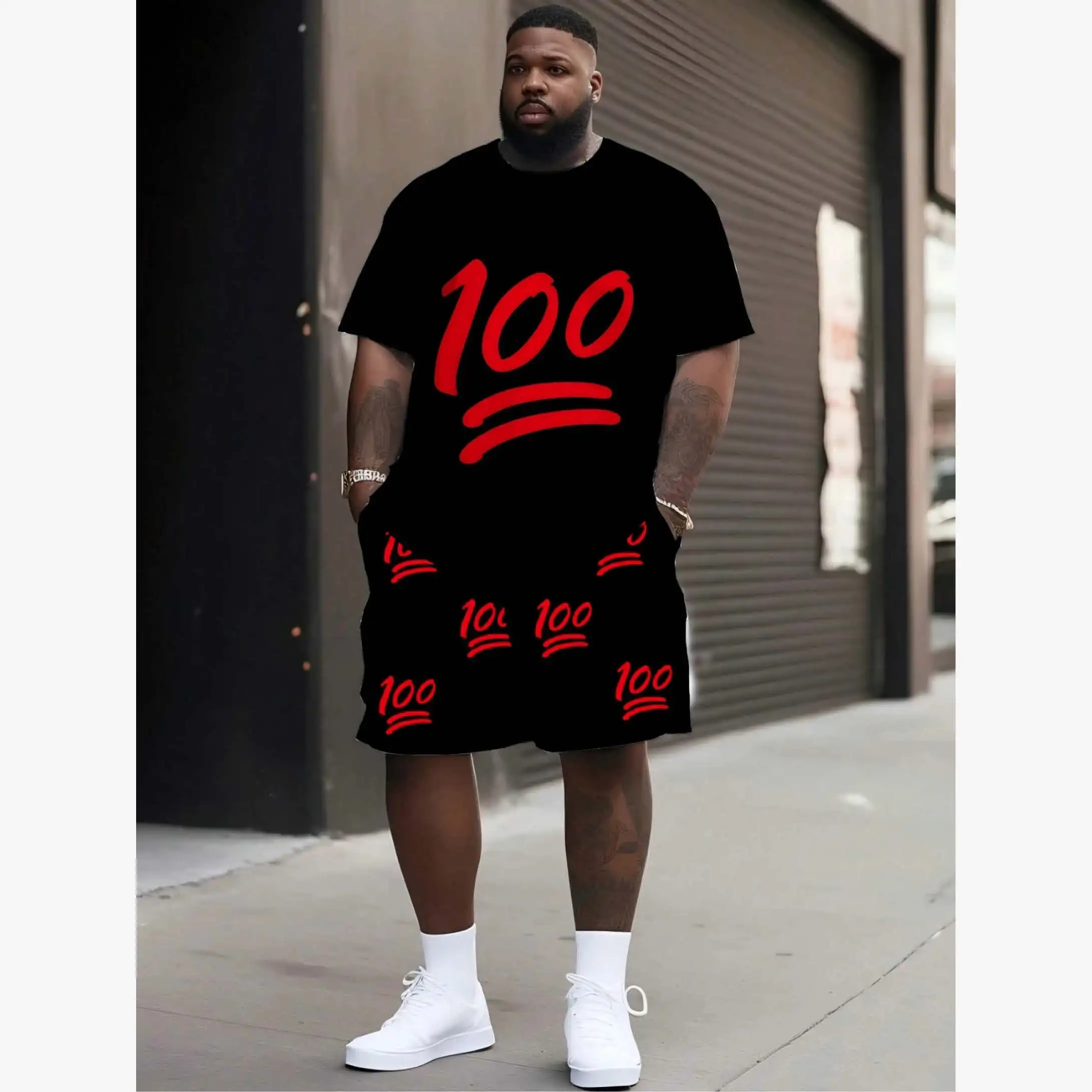 T Shirt Set Smiley Face Design