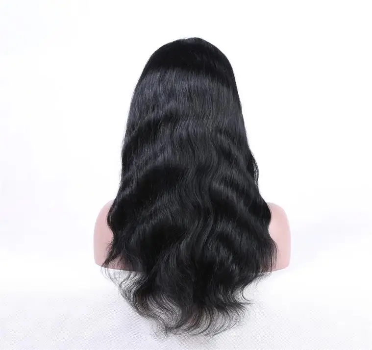 

Hot Selling Guangzhou Brazilian Hair Top Quality 100% Virgin Human Hair Wig Human Hair Full Lace Wig