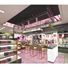 Custom Elegant Shop Decoration Makeup Display Counter Top Quality Cosmetic Display Showcase
