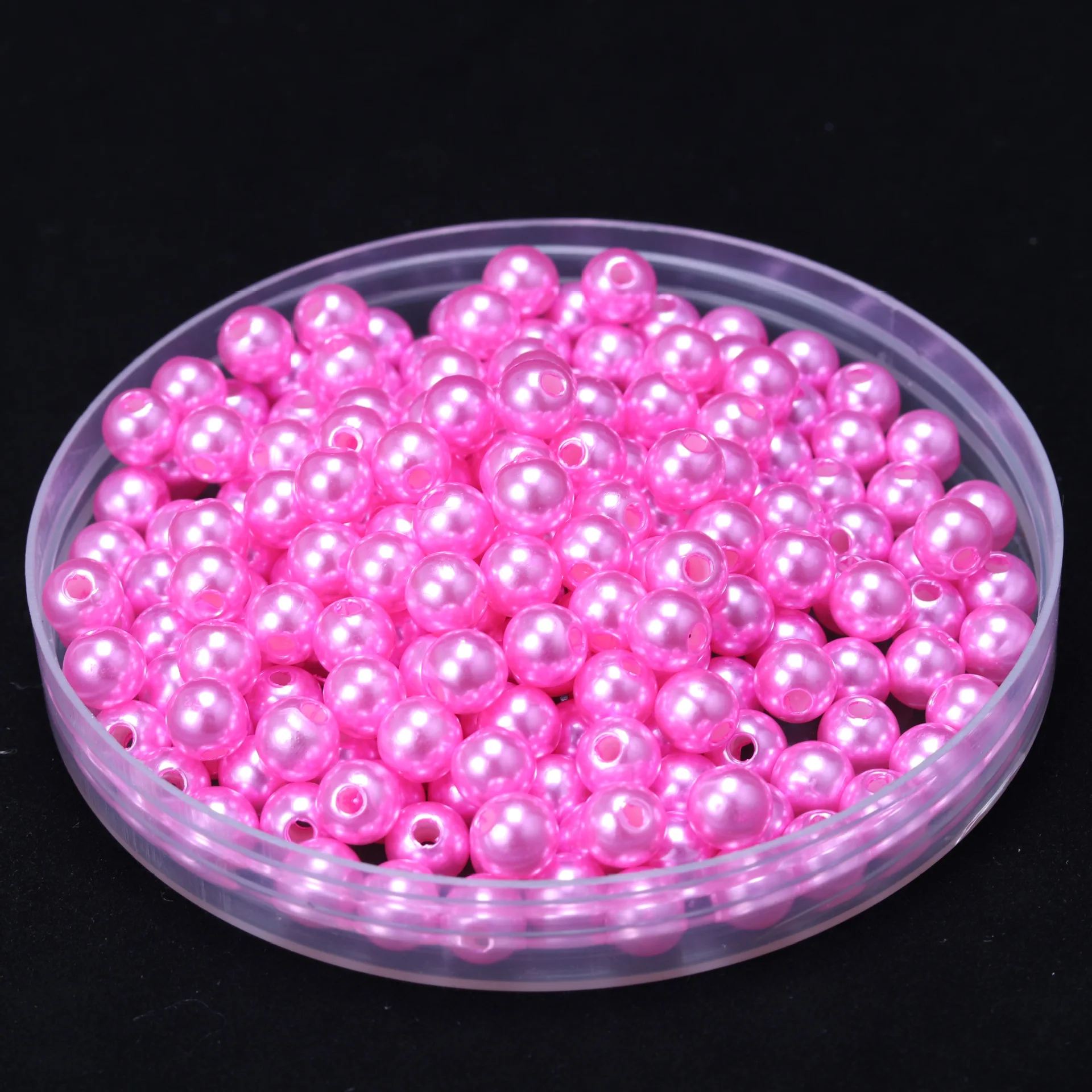 

High quality  round no hole pearl abs colorful loose pearl beads without hole for clothing