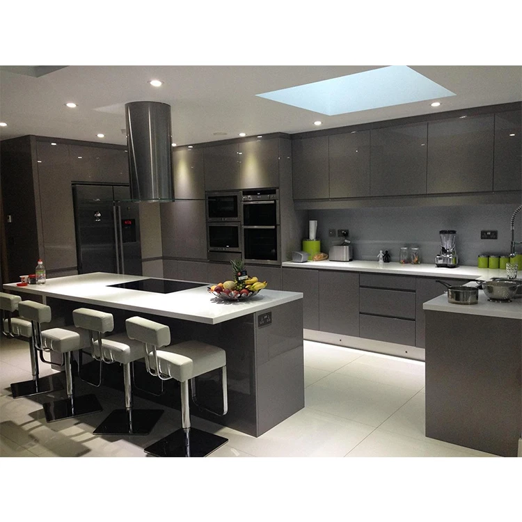 Tipon Modern Antiscratch Grey Acrylic Kitchen Designs Buy