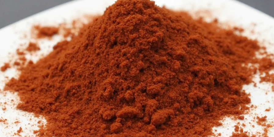 Homemade suya spice next to store-bought jar