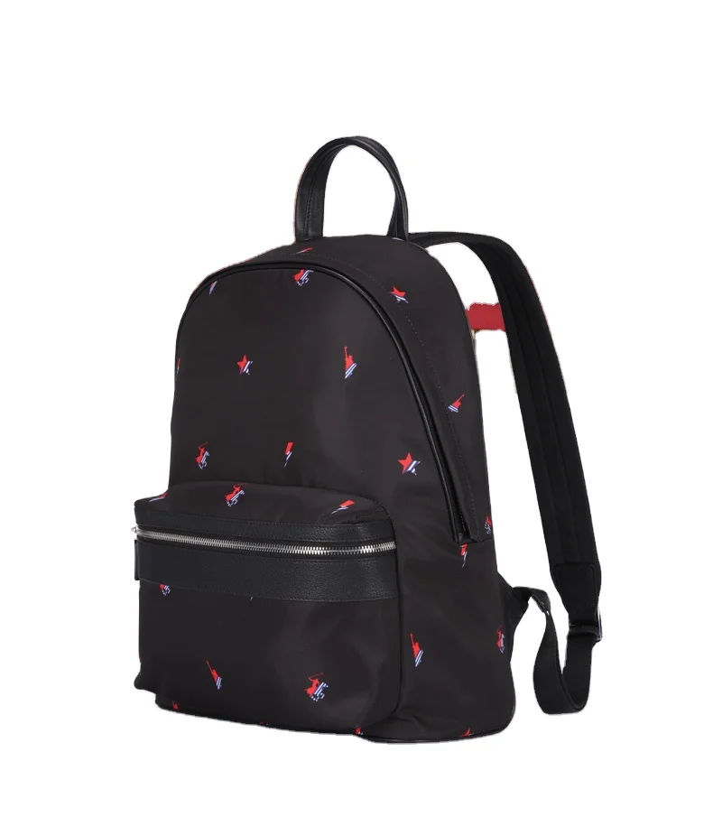 

2021 new simple shoulder bags fabric fashional ladies wholesale price backpacks small MOQ, Black