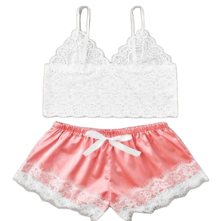 

Wholesale Women Pajamas Set Transparent Lace Sexy Lingerie