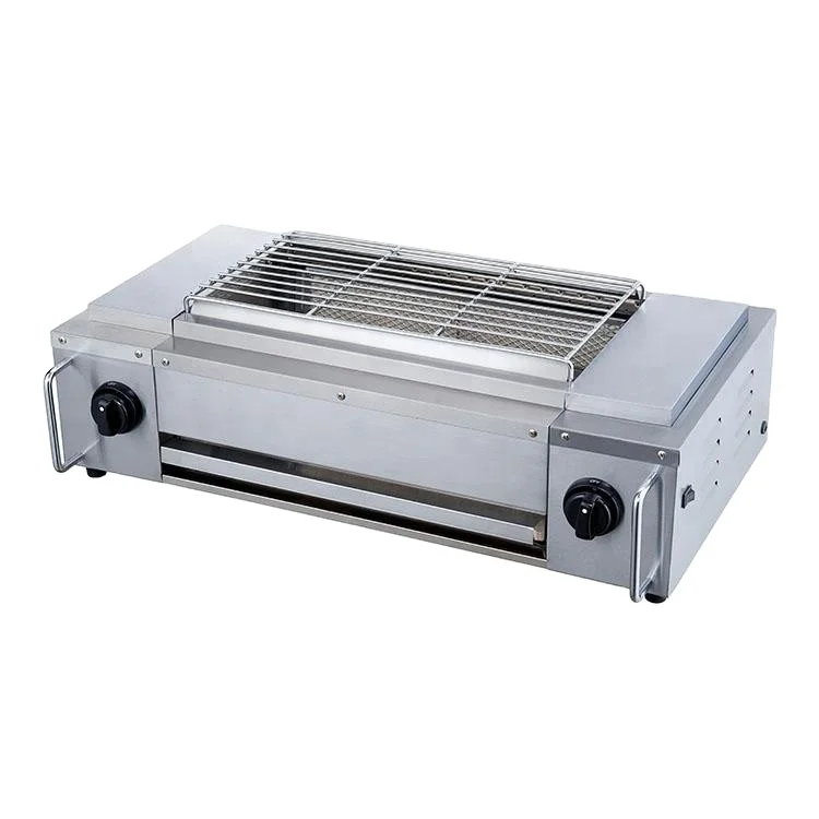 

Able Portable Smokeless Indoor BBQ Gas Grill Automatic Bbq Grill Machine