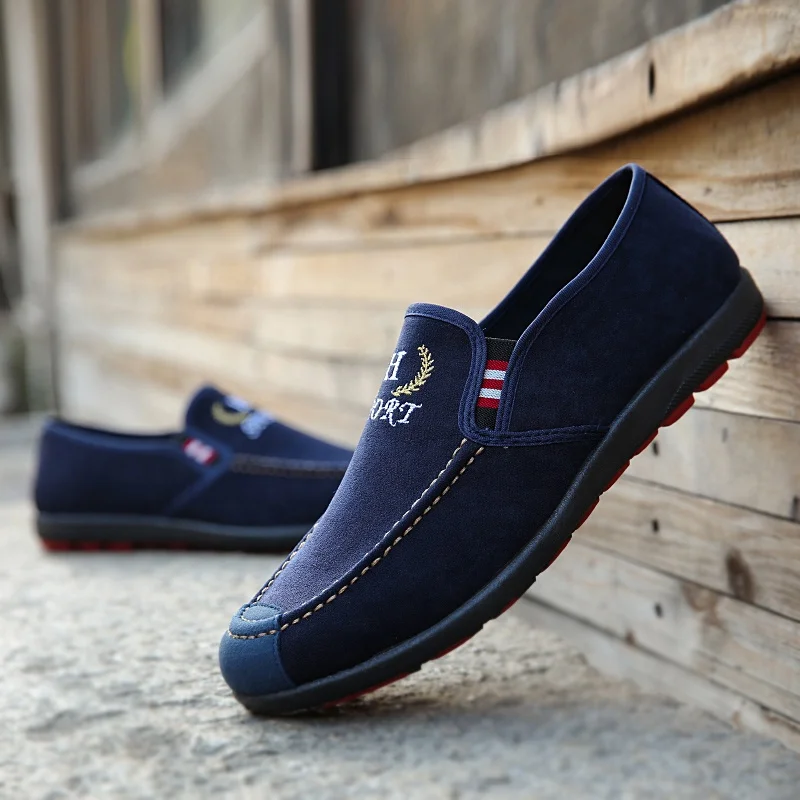

loafers for boys ayakkabi topuklu china shoes, Black/blue