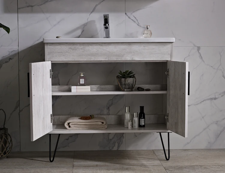 K211 Hotel Modern One Piece Wash Basin Bathroom Vanity Philippines