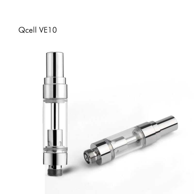 

Vape Pen Vaporizer Airistech Qcell Ve10 Quartz Coil Cartridges CBD Tank, Silver