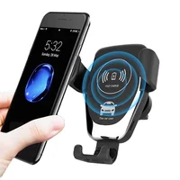 

New Smart Gravity Sensor Fast Charging Car Phone Holder with Wireless Charger For All Mobile Phones