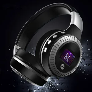 ZEALOT B19 Headphones with microphone Stereo Bass Headsets for iphone mobile Computer Wireless earphones with FM Radio