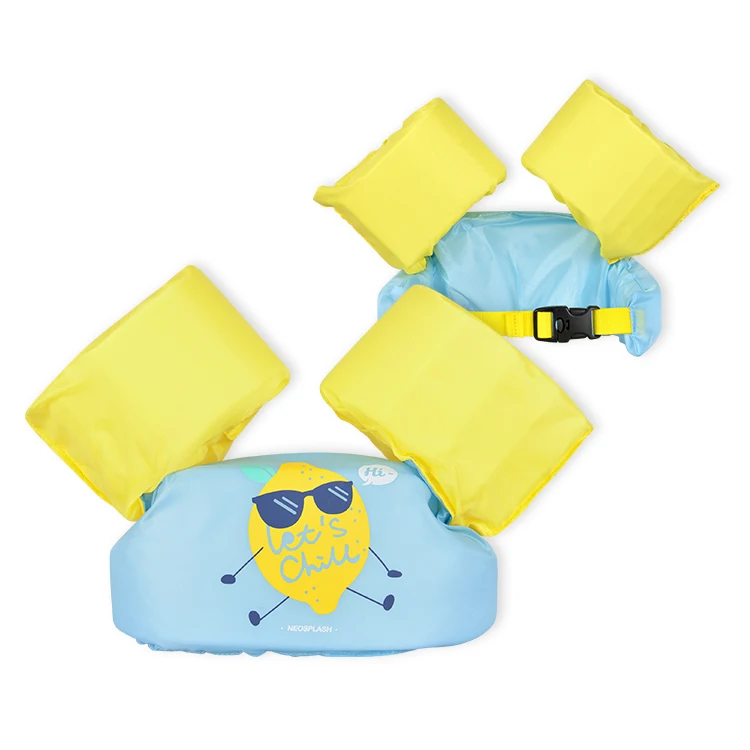 

Light Weight Life Jacket Foam Swimming Cartoon Print Baby Floating Watersport Safety Kids Arm Ring Vest Children, Customized color