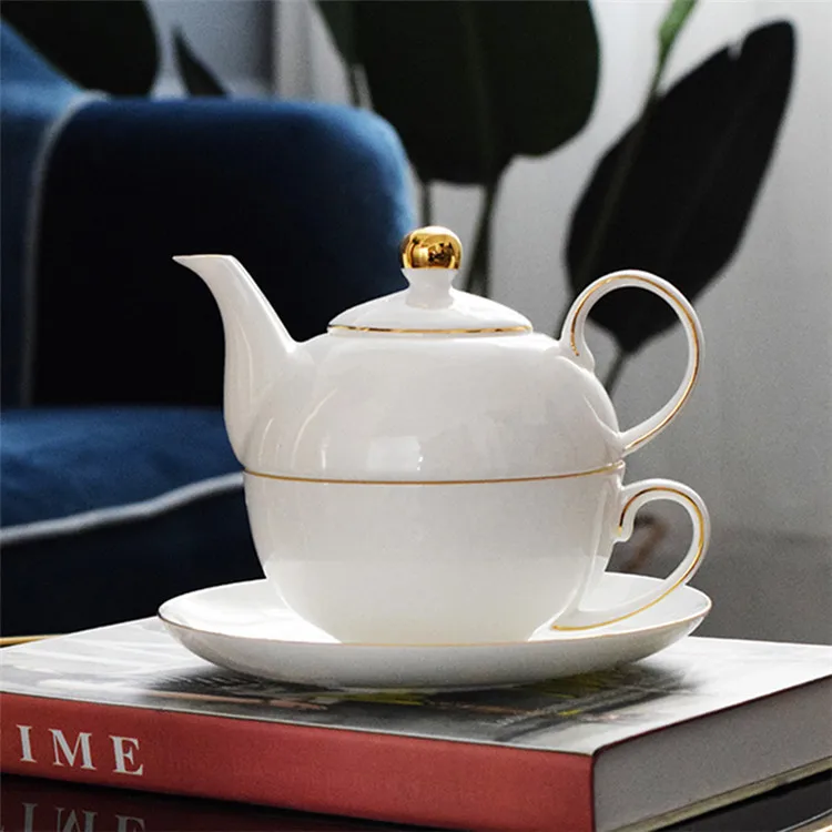 English Stylish Good Quality Cheap Ceramic Teapot Sets New Bone China
