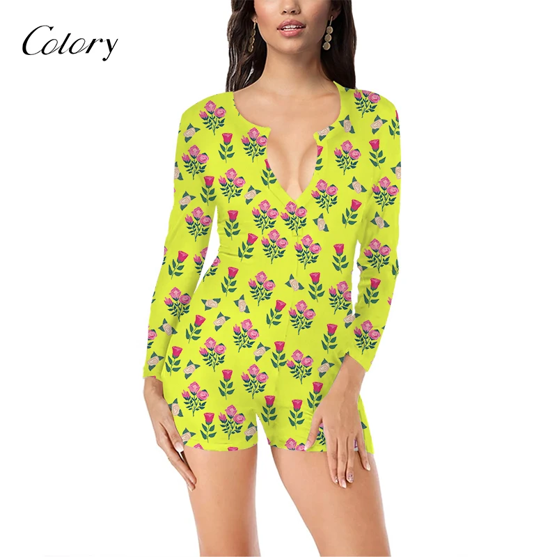 

Colory Romper Zip Gothic Modest Women Clothing, Picture shows