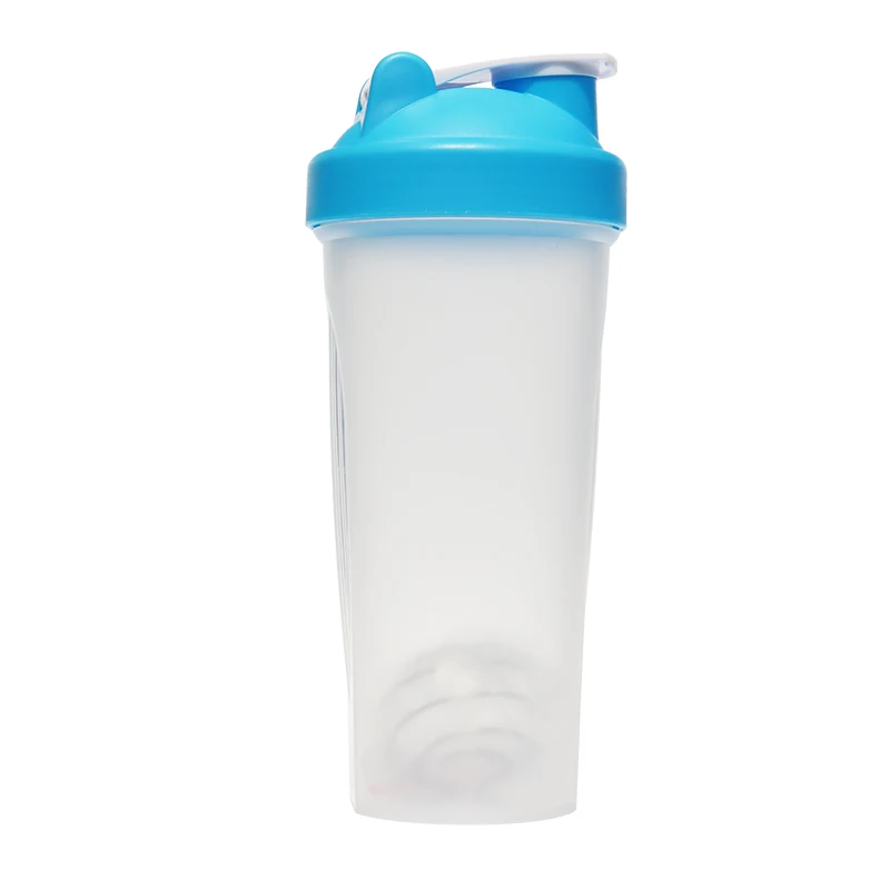 

600ml Plastic material food grade cup customizable Logo gym protein powder milkshake bottle Blender sports water shaker cup