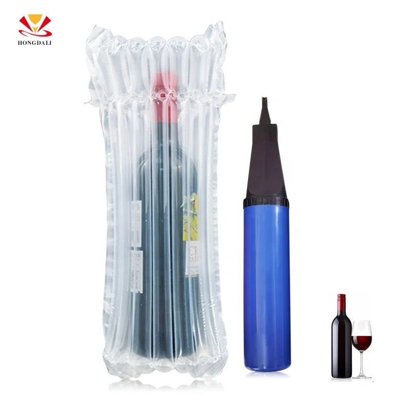 

Shipping Thickening Protector Inflatable Plastic Cushion Air Bag Protection Wine Bottle Shipper Air Column Bag