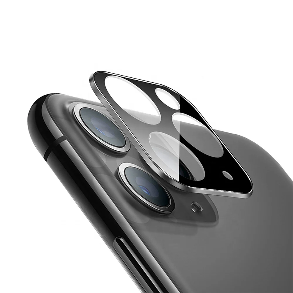 

2 Pack Anti scratch tempered glass black lens screen protector for iphone 11, Black, gold, silver, green