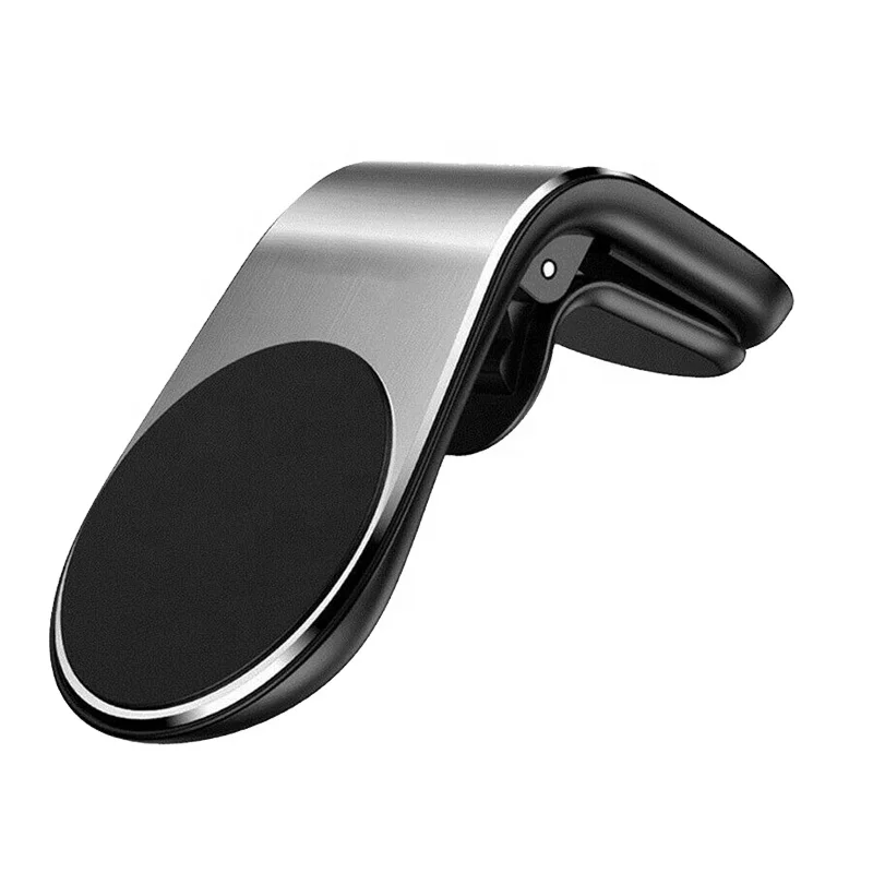 

L Shape Car Phone Holder Air Vent Mount Stand Car GPS Mobile cell phone holder magnetic