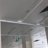 cheap beautiful fixed glass smoke blocking hanging wall