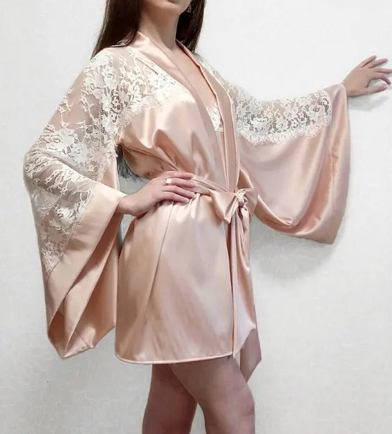 

New arrival front open sexy femme lace nightgown lingerie