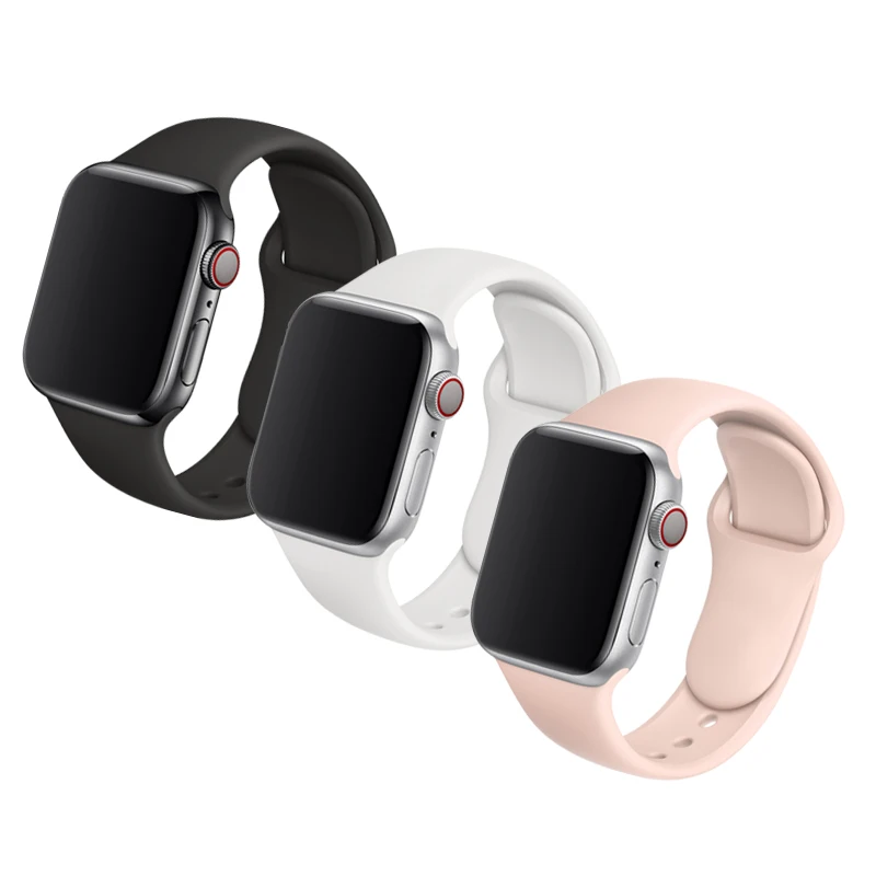 

51 Colors Silicone Sport Band IWatch Series 5/4/3/2/1 Watch Band for Apple Watch