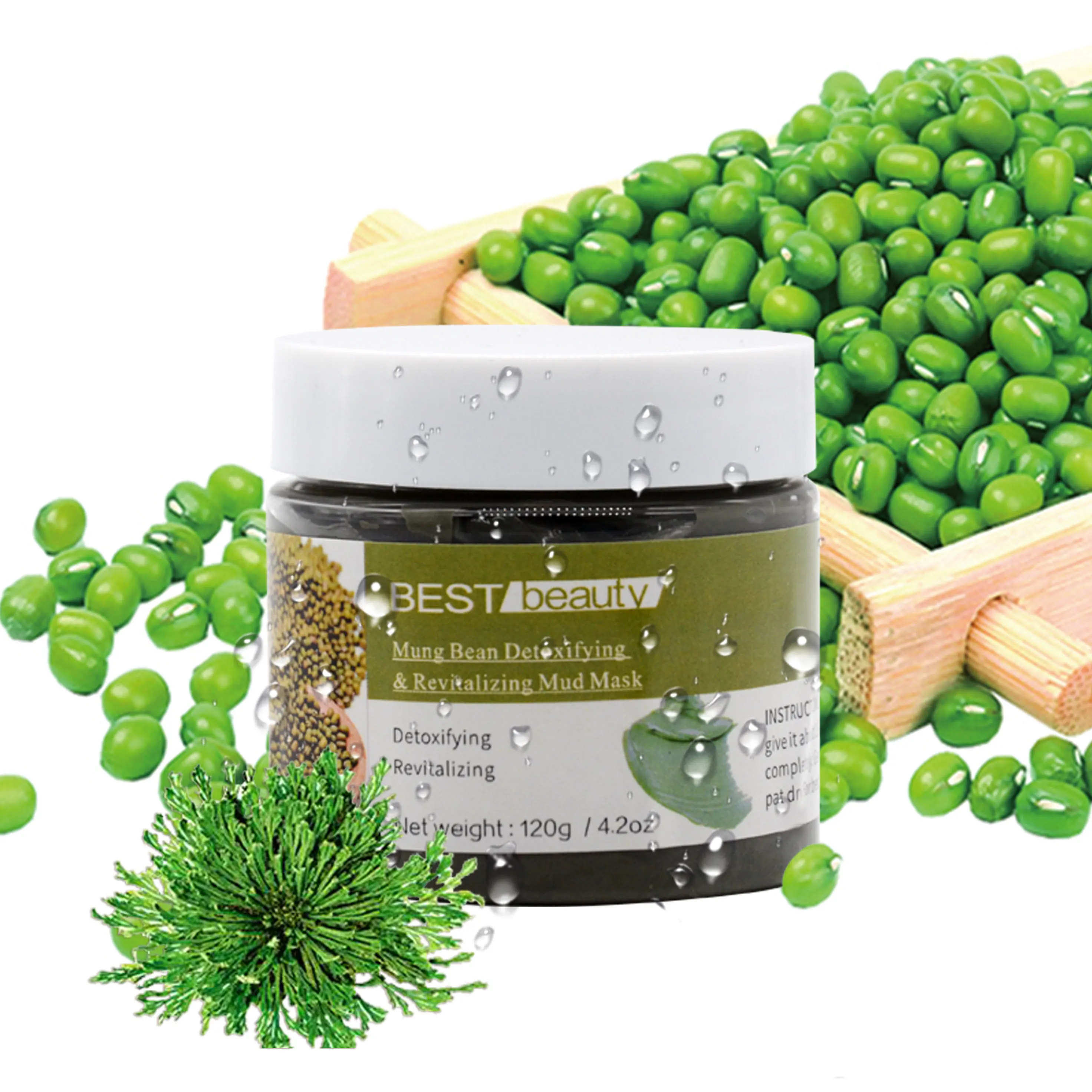 

cosmetics Green Bean Detoxifying & Revitalizing Mud Mask Facial Mask